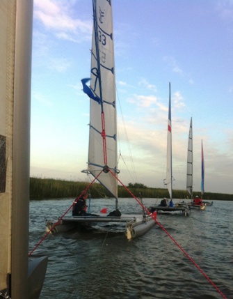 catapults cruisinfg the broads